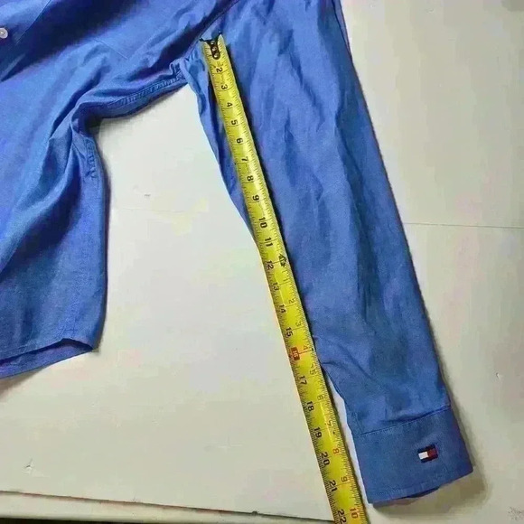 Tommy Hilfiger Golf Blue Button Down Shirt Men's XXL - Picture 8 of 8